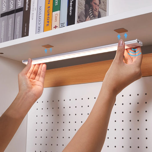 Motion Sensor LED Night Light – Wireless, USB Rechargeable, Under Cabinet & Wardrobe Lamp